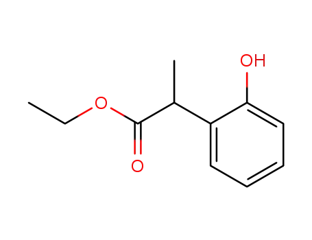 Molecular Structure of 63500-12-9 (Benzeneacetic acid, 2-hydroxy-a-methyl-, ethyl ester)