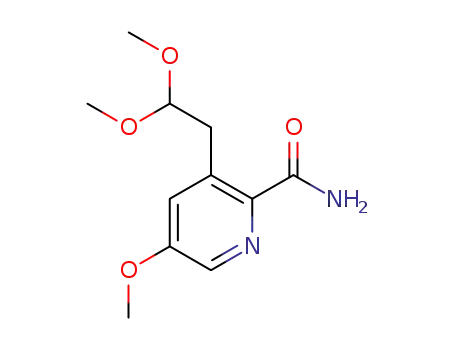 3-(2,2-dimethoxyethyl)-5-methoxypicolinamide
