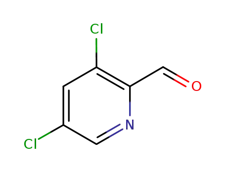 Molecular Structure of 471909-65-6 (3,5-Dichloropicolinaldehyde)