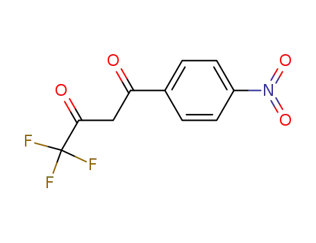 Molecular Structure of 35999-53-2 (4,4,4-trifluoro-1-(4-nitrophenyl)butane-1,3-dione)