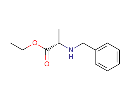 Molecular Structure of 54159-18-1 (ETHYL 2-(BENZYLAMINO)PROPANOATE)