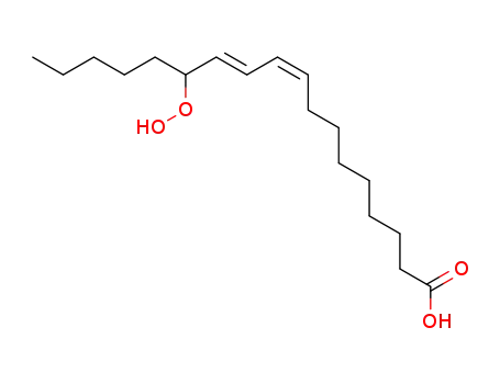 Molecular Structure of 23017-93-8 (13-hydroperoxy-9,11-octadecadienoic acid)