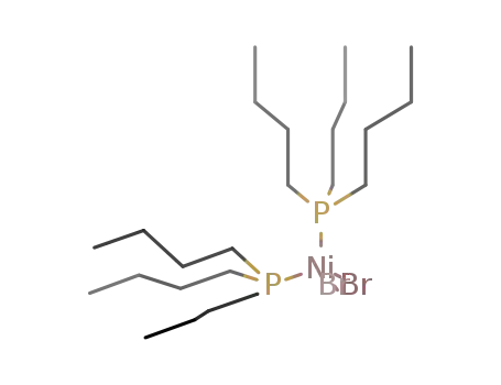 Molecular Structure of 15242-92-9 (DIBROMOBIS(TRIBUTYLPHOSPHINE)NICKEL(II))