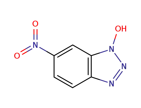 Molecular Structure of 26185-63-7 (1-hydroxy-6-nitrobenzotriazole)