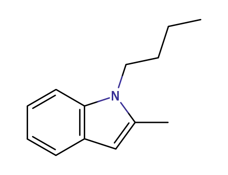 Molecular Structure of 42951-35-9 (1-Butyl-2-methylindole)