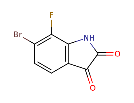 6-BROMO-7-FLUOROINDOLINE-2,3-DIONE