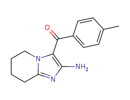 Molecular Structure of 1377567-47-9 ((2-amino-5,6,7,8-tetrahydroimidazo[1,2-a]pyridin-3-yl)(p-tolyl)methanone)