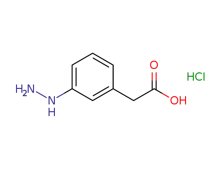 2-(3-(carboxymethyl)phenyl)hydrazinium chloride