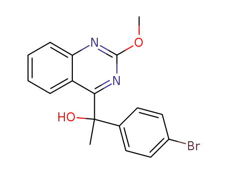 4-(α-methyl-α-hydroxy-p-bromobenzyl)-2-methoxyquinazoline