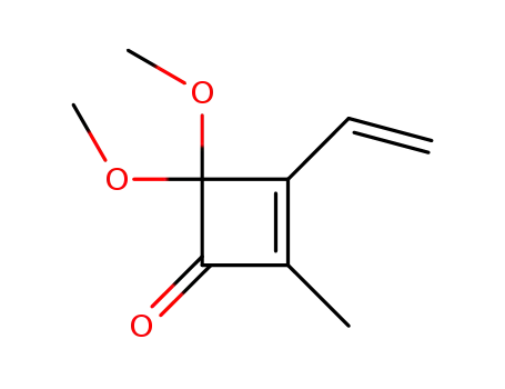 3-ethenyl-2-methyl-4,4-dimethoxycyclobutenone