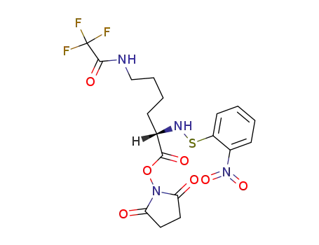 Molecular Structure of 64851-79-2 (N<sup>α</sup>-(o-nitrophenylsulfenyl)-N<sup>ε</sup>-(trifluoroacetyl)-L-lysine N-hydroxysuccinimide ester)