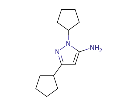 1H-Pyrazol-5-amine, 1,3-dicyclopentyl-