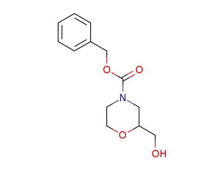 Molecular Structure of 135782-20-6 (4-CBZ-2-HYDROXYMETHYLMORPHOLINE)