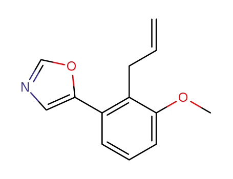 Molecular Structure of 905562-90-5 (5-(2-allyl-3-methoxyphenyl)oxazole)