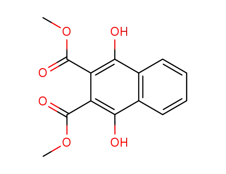 Molecular Structure of 59279-02-6 (2,3-Naphthalenedicarboxylic acid, 1,4-dihydroxy-, dimethyl ester)