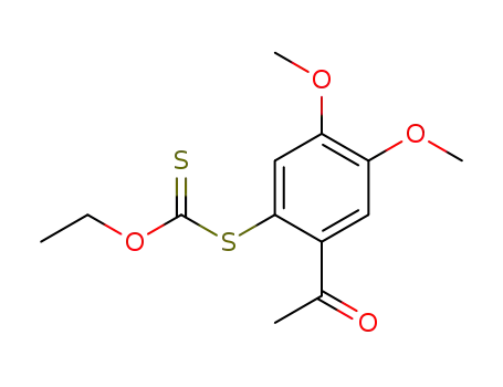 Ethylxanthogensaeure-(4,5-dimethoxy-2-acetyl-phenylester)