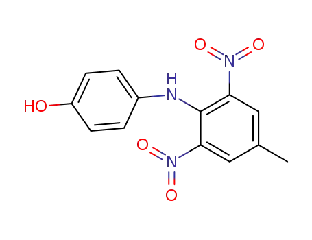 Molecular Structure of 83757-40-8 (4-(4-methyl-2,6-dinitro-anilino)-phenol)