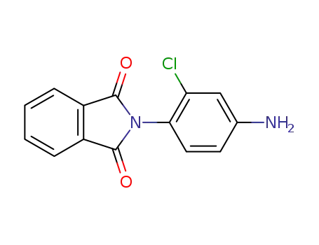 Molecular Structure of 19348-53-9 (N-(4-AMINO-2-CHLOROPHENYL)PHTHALIMIDE)
