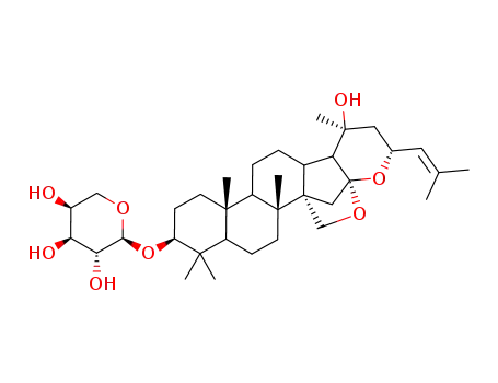 See R-L-Arabinopyranoside,(3â,16â,23R)-16,23:16,- 30-diepoxy-20-hydroxydammar-24-en-3-yl 