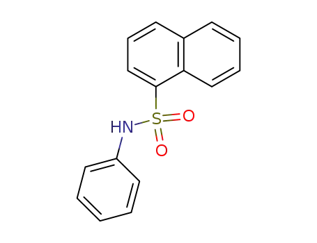 Molecular Structure of 61209-69-6 (1-Naphthalenesulfonamide, N-phenyl-)