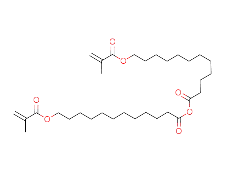 Molecular Structure of 79487-02-8 (12-(methacryloyloxy)dodecanoic anhydride)
