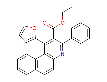 ethyl 3-phenyl-1-(2-furyl)benzo[f]quinoline-2-carboxylate