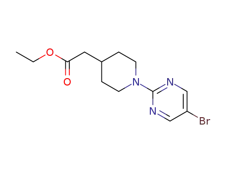 ethyl [1-(5-bromopyrimidin-2-yl)piperidin-4-yl]acetate