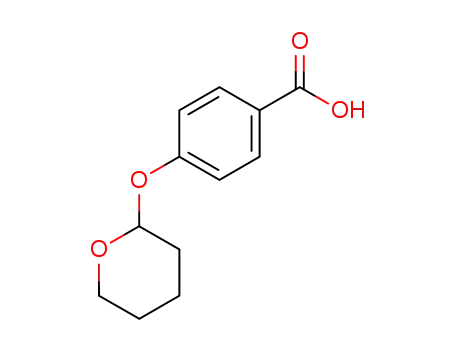 Molecular Structure of 35486-97-6 (Benzoic acid, 4-[(tetrahydro-2H-pyran-2-yl)oxy]-)