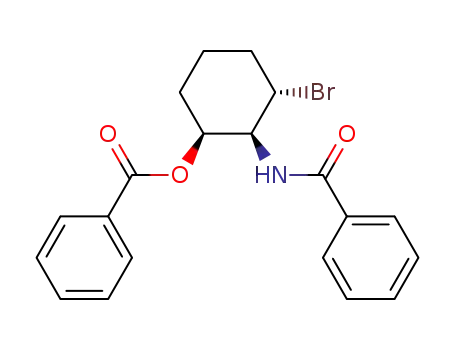 1,2-cis-2,3-trans-2-benzamido-3-bromocyclohexyl benzoate