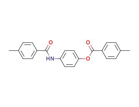 Benzoic acid, 4-methyl-, 4-[(4-methylbenzoyl)amino]phenyl ester