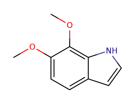 Molecular Structure of 31165-13-6 (6,7-dimethoxyindole)