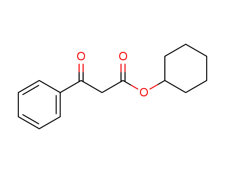 Molecular Structure of 70158-21-3 (cyclohexyl 3-oxo-3-phenylpropanonate)