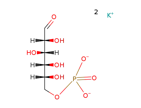 Molecular Structure of 5996-17-8 (D-GLUCOSE-6-PHOSPHATE DIPOTASSIUM SALT)