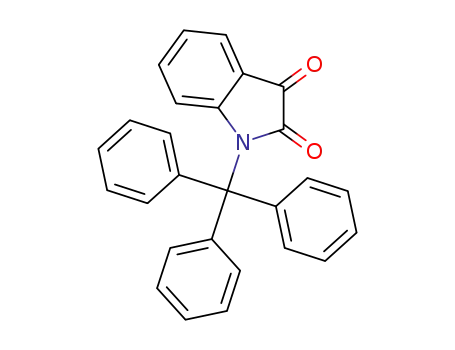 Molecular Structure of 41128-14-7 (1-trityl-1H-indole-2,3-dione)