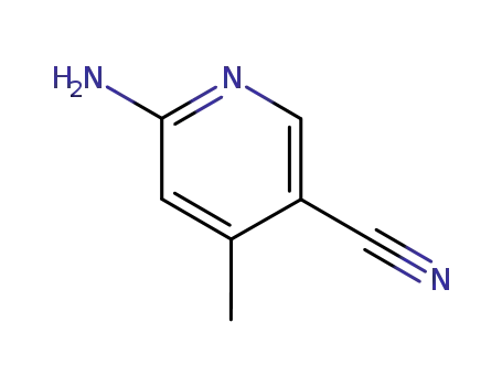 Molecular Structure of 179555-10-3 (2-AMINO-5-CYANO-4-PICOLINE)