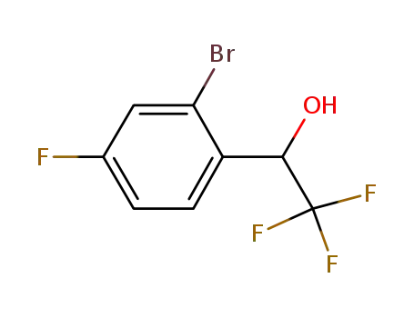 1-(2-bromo-4-fluorophenyl)-2,2,2-trifluoroethan-1-ol