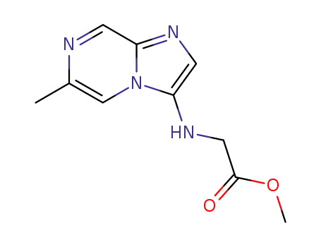Molecular Structure of 823806-72-0 (Glycine, N-(6-methylimidazo[1,2-a]pyrazin-3-yl)-, methyl ester (9CI))