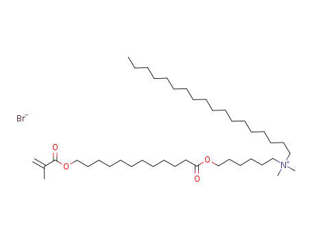 1-Octadecanaminium,
N,N-dimethyl-N-[6-[[12-[(2-methyl-1-oxo-2-propenyl)oxy]-1-oxododecyl]
oxy]hexyl]-, bromide