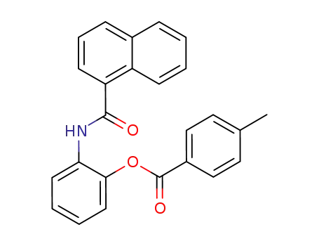 Benzoic acid, 4-methyl-, 2-[(1-naphthalenylcarbonyl)amino]phenyl ester