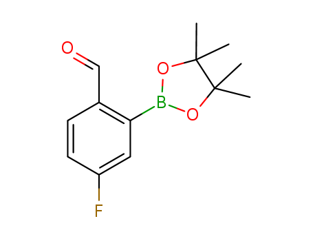 4-Fluoro-2-(4,4,5,5-tetramethyl-1,3,2-dioxaborolan-2-yl)benzaldehyde