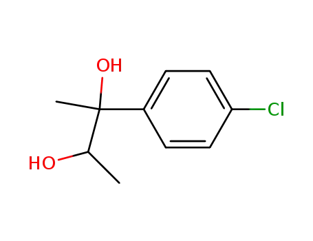 Molecular Structure of 99187-99-2 (2-(4-chlorophenyl)butane-2,3-diol)