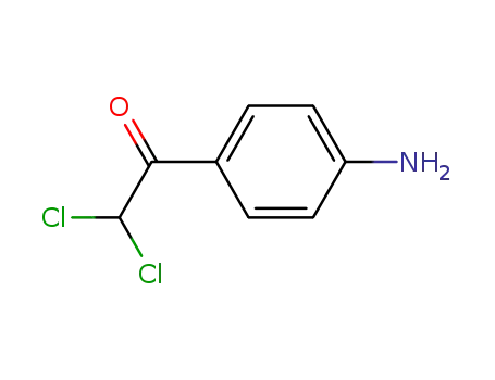 Molecular Structure of 42069-92-1 (Ethanone, 1-(4-aminophenyl)-2,2-dichloro- (9CI))
