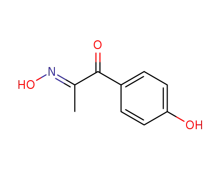 Molecular Structure of 22319-19-3 ((E)-2-(hydroxyimino)-1-(4-hydroxyphenyl)propan-1-one)