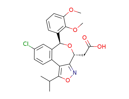 [(4R,6S)-8-chloro-6-(2,3-dimethoxyphenyl)-1-isopropyl-4H,6H-[2]benzoxepino[4,5-c]isoxazol-4-yl]acetic acid