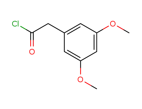 Molecular Structure of 15601-07-7 (2-(3,5-dimethoxyphenyl)acetyl chloride)