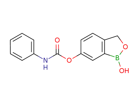 1,3-dihydro-1-hydroxy-2,1-benzoxaborol-6-yl N-phenylcarbamate
