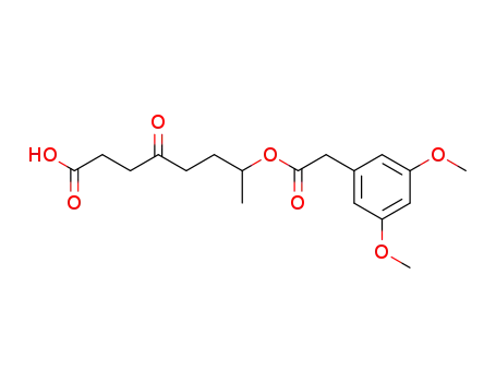 7-[2-(3,5-Dimethoxy-phenyl)-acetoxy]-4-oxo-octanoic acid