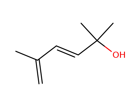 Molecular Structure of 75082-96-1 (2,5-dimethyl-hexa-3<i>t</i>,5-dien-2-ol)