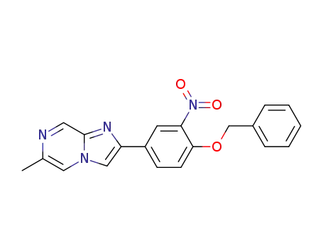 Molecular Structure of 1254709-33-5 (2-(4-(benzyloxy)-3-nitrophenyl)-6-methylimidazo[1,2-a]pyrazine)