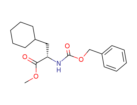 Cyclohexanepropanoic acid, a-[[(phenylmethoxy)carbonyl]amino]-, methyl ester, (S)-